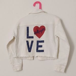 Tommy Hilfiger white jean jacket